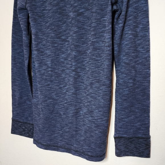 Rock and Republic XL Tall Navy Blue Long Sleeve Henley Shirt - Picture 7 of 15